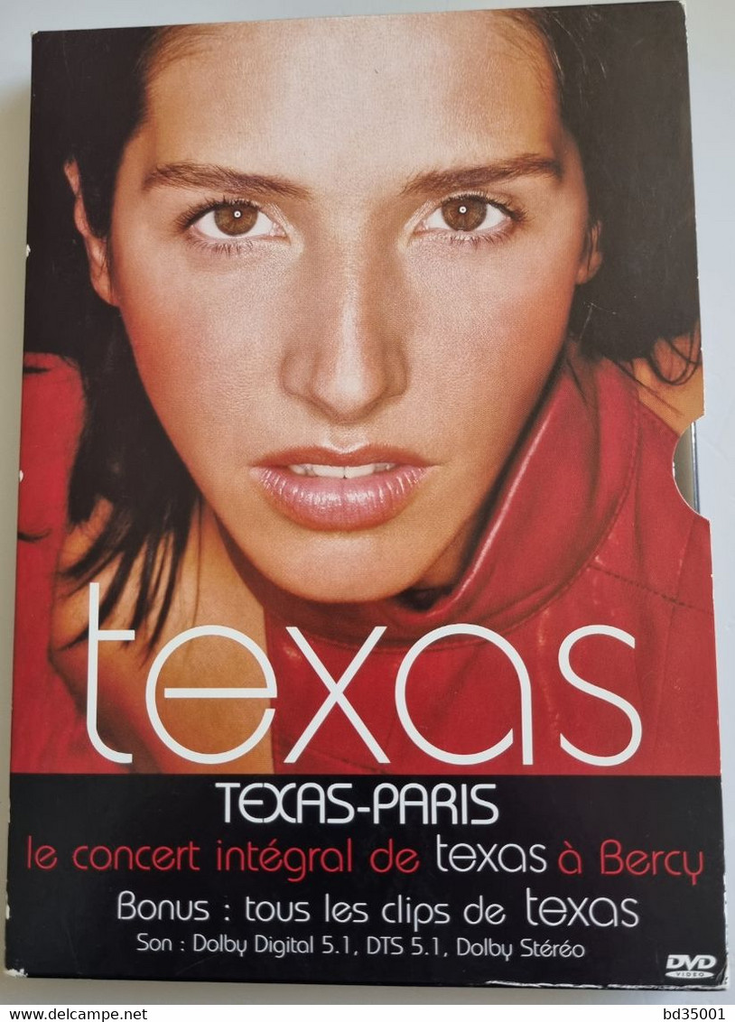 DVD Concert Live Texas - Texas Paris - Concert Integral De Bercy - Concert En Muziek