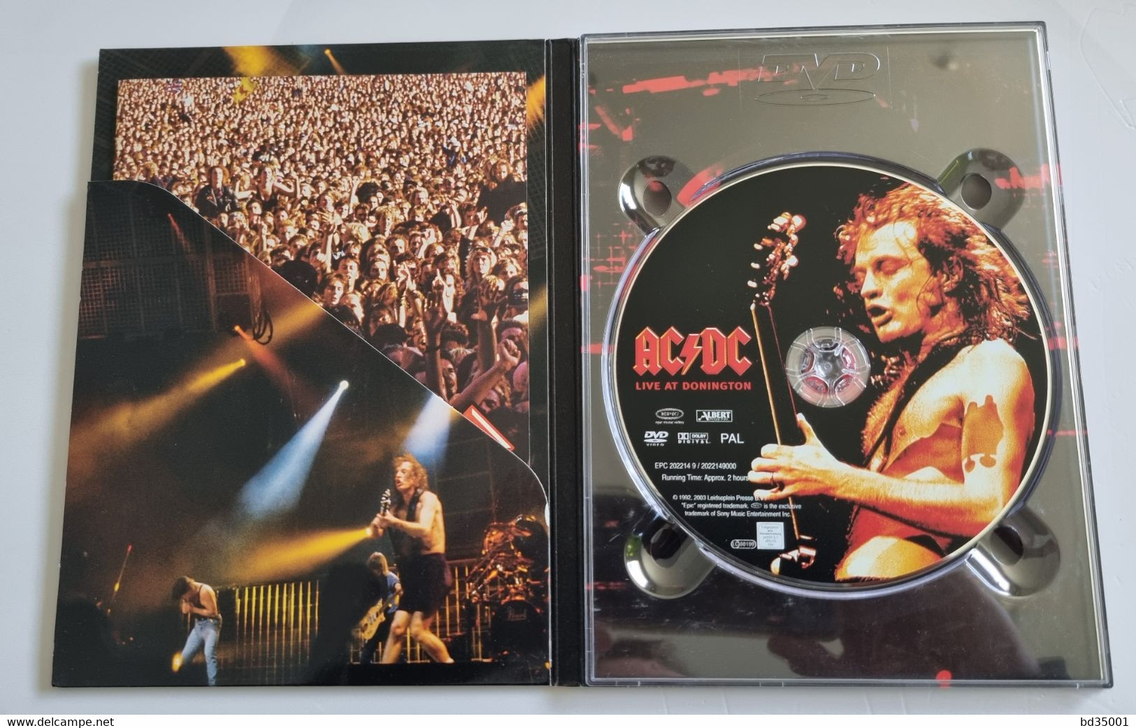 DVD Concert Live AC/DC - Live At Donington - Simple - Concert Et Musique