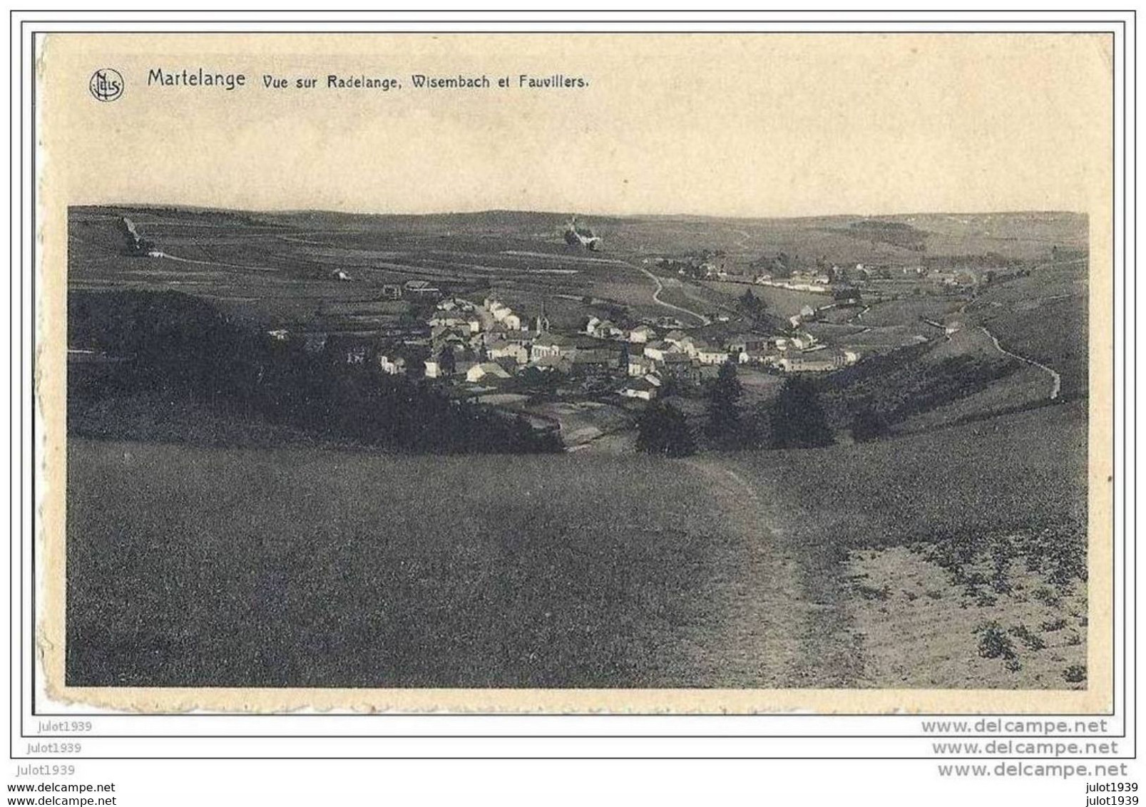 RADELANGE ..--  Vue Vers RADELANGE , WISEMBACH , FAUVILLERS . - Martelange