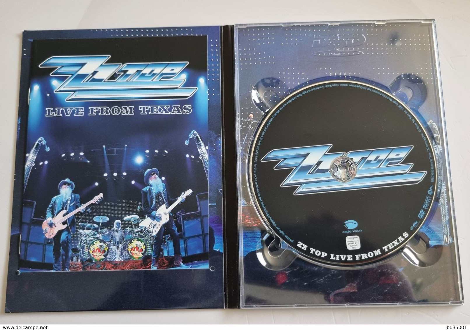 DVD Concert Live ZZTOP - ZZ TOP Live From Texas - Simple - Concert & Music