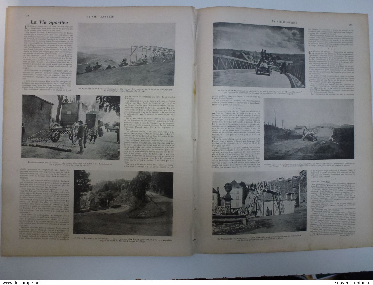 La Vie Illustrée Juin 1905 Eliminatoires Automobile Gordon Bennett Pradelle Laqueuille Evènements Maroc Dar El Maghzen - 1900 - 1949