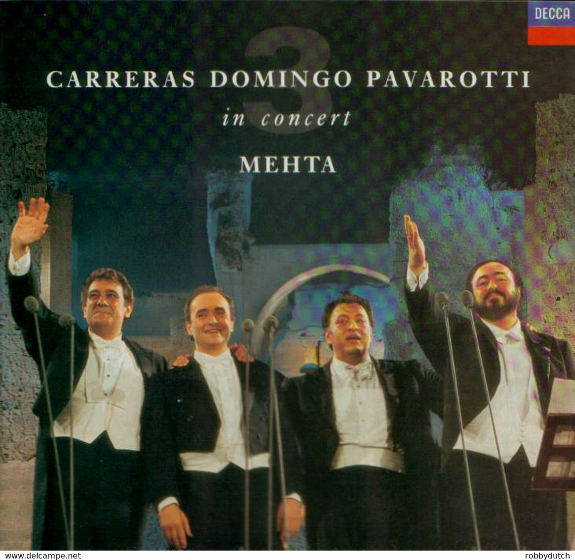 * LP *  CARRERAS, DOMINGO, PAVAROTTI - IN CONCERT (Europe 1990) - Opera