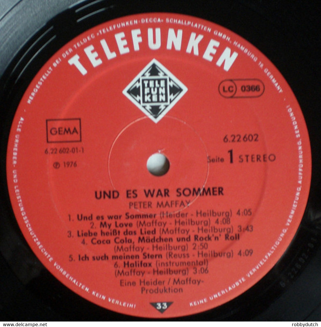 * LP *  PETER MAFFAY - UND ES WAR SOMMER (Germany 1976 EX-!!!) - Sonstige - Deutsche Musik