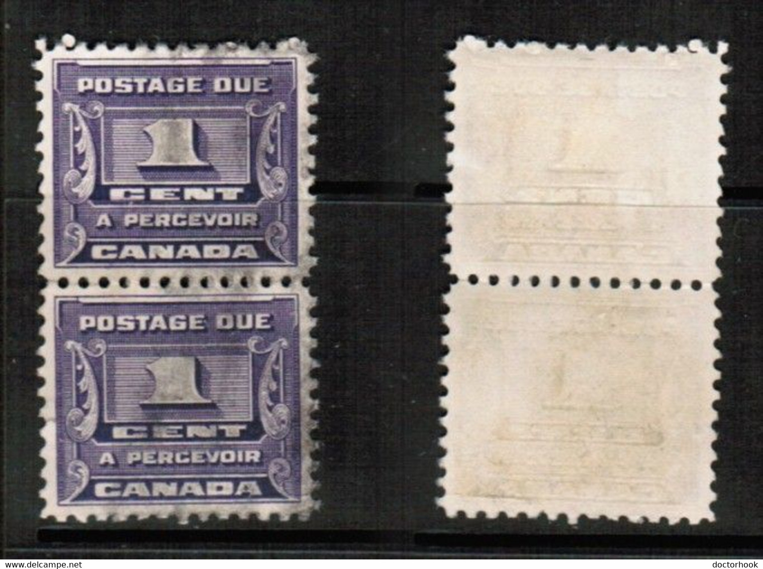 CANADA   Scott # J 11 USED PAIR (CONDITION AS PER SCAN) (CAN-123) - Strafport