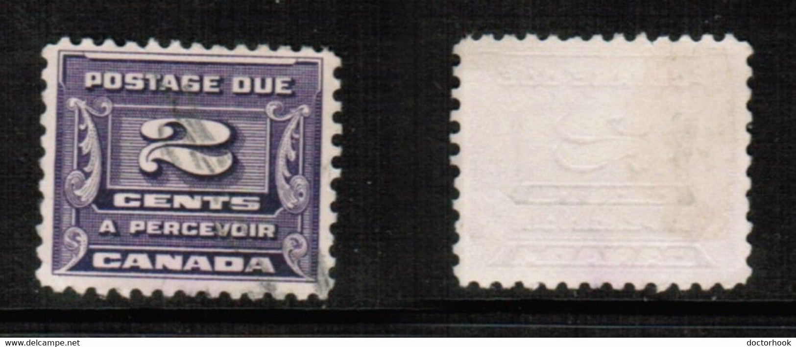 CANADA   Scott # J 12 USED (CONDITION AS PER SCAN) (CAN-125) - Port Dû (Taxe)