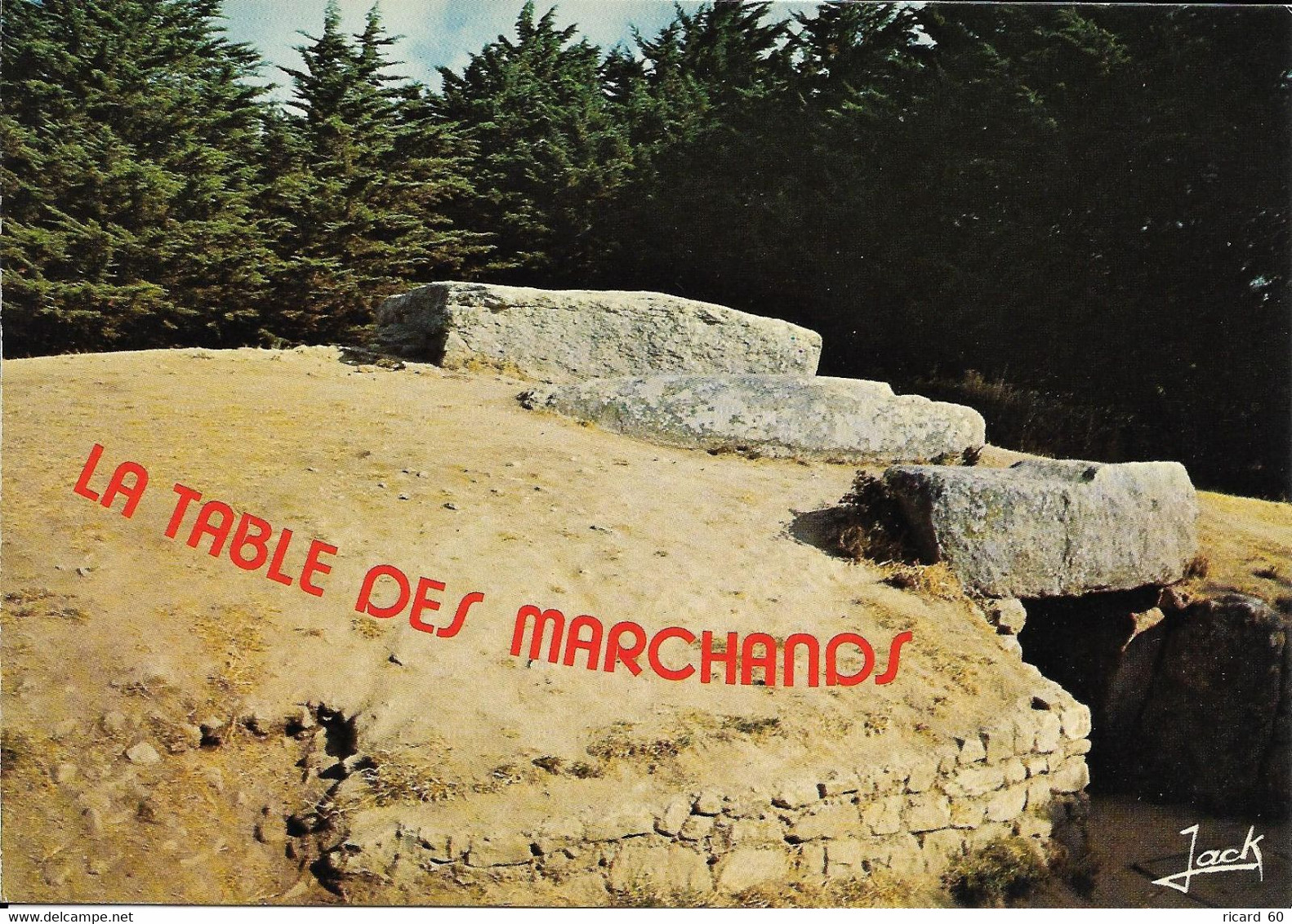Cp Neuve, La Table Des Marchands à Locmariaquer, Mégalithe - Dolmen & Menhirs