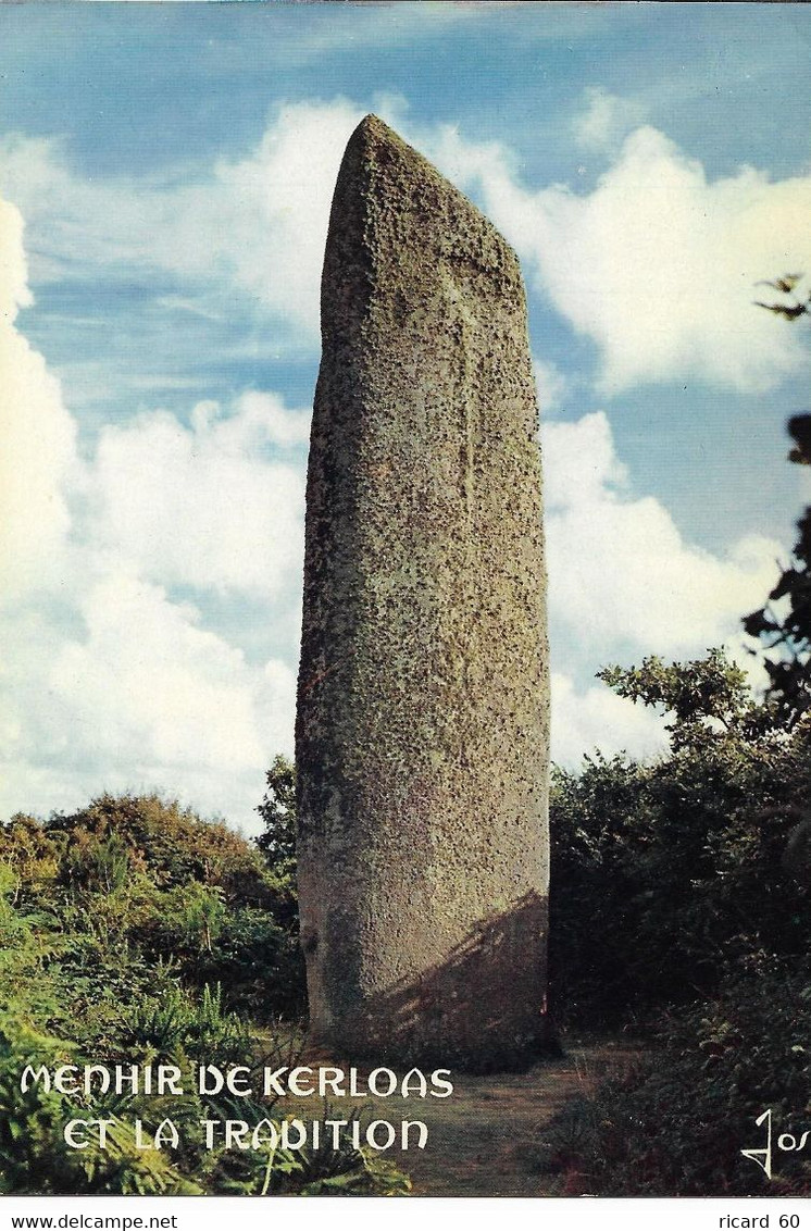 Cp Neuve, Menhir De Kerloas, Plouarzel, Mégalithe - Dolmen & Menhirs