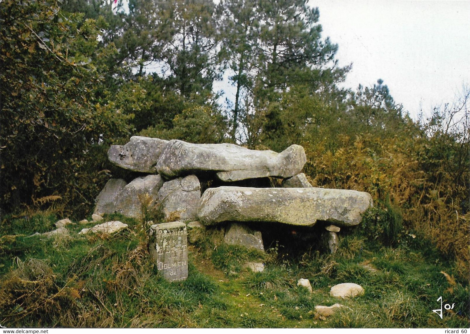 Cp Neuve, Dolmen De Roc-Feutet, Carnac, Mégalithe - Dolmen & Menhirs
