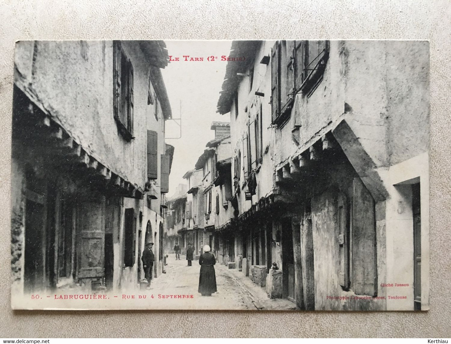 Labruguière - 3 CPA: Le Grand Boulevard (animé); Rue Du 4 Septembre (animée); Château D'Hauterive (circulée F.M.) - Labruguière