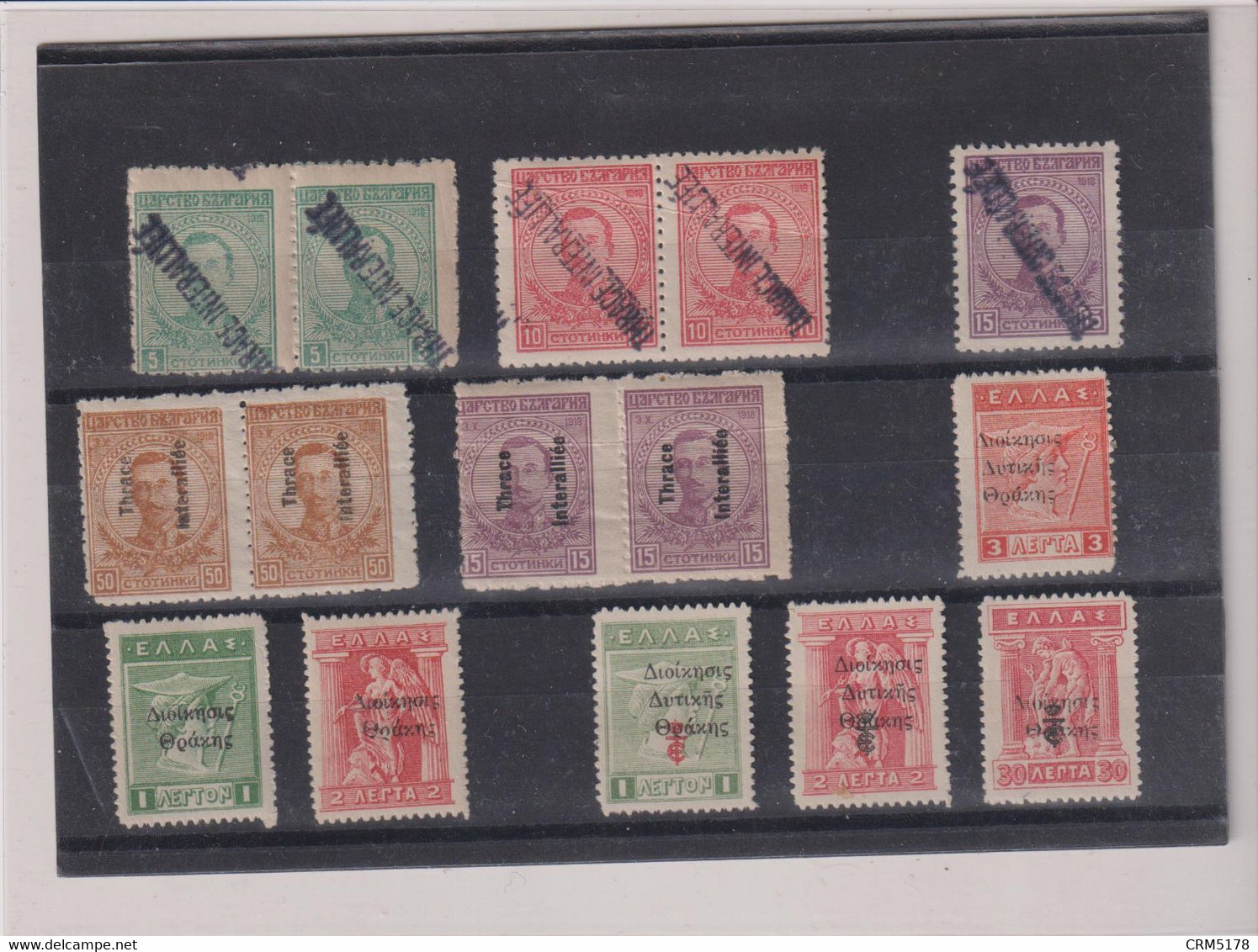 GRECE-THRACE-LOT TP-XX-X- TB-  1919 - Thracië