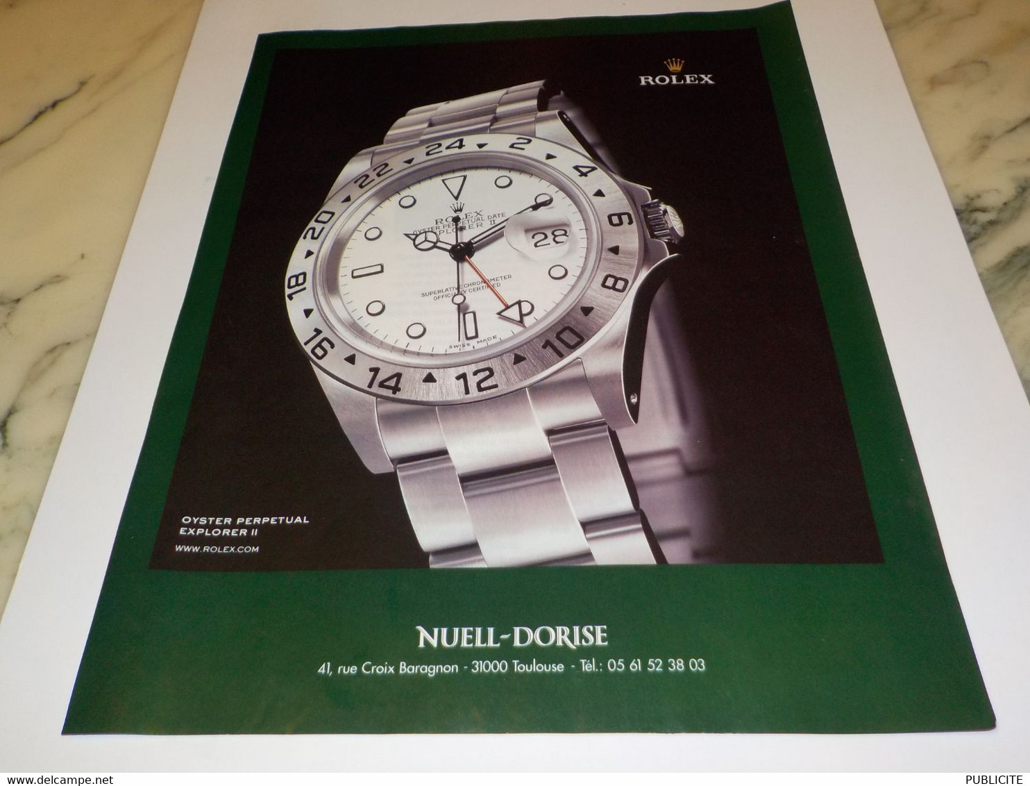 ANCIENNE PUBLICITE  MONTRE ROLEX 2005 - Autres & Non Classés