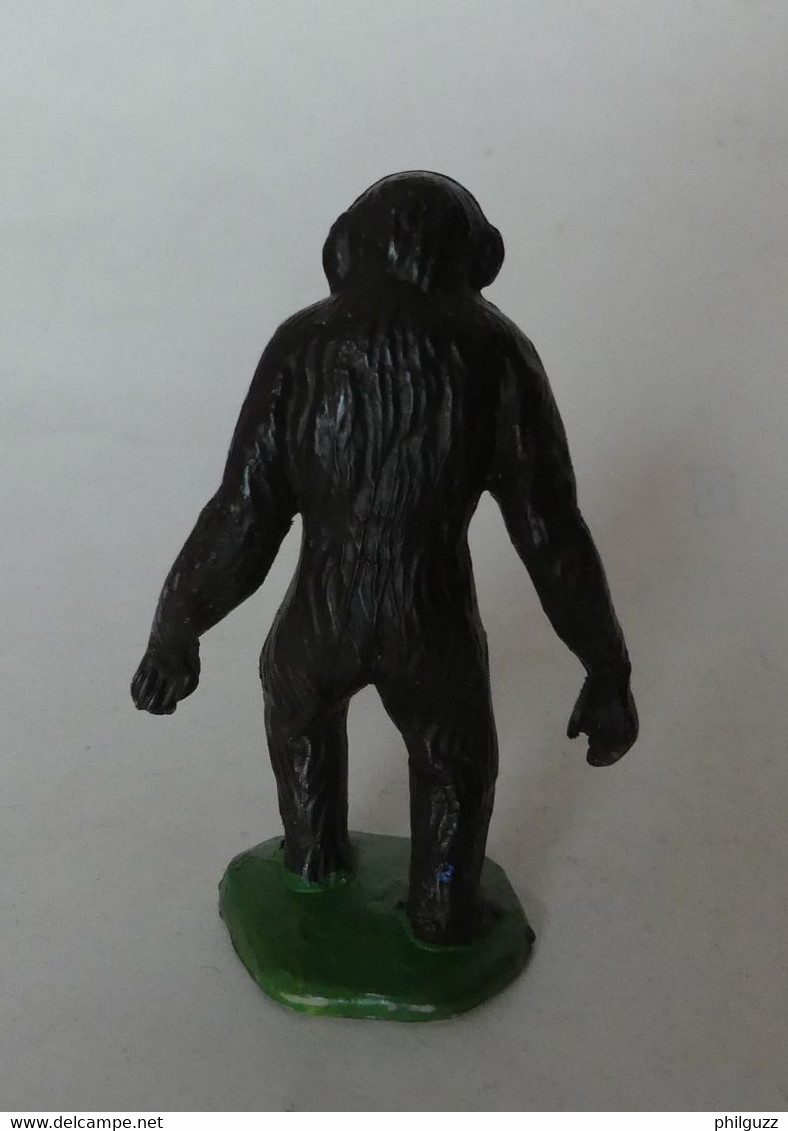 Figurine STARLUX  1953 - ANIMAUX - Singe GORILLE 715 ZOO Pas Clairet Elastolin Ougen Jim Cyrnos (2) - Altri & Non Classificati