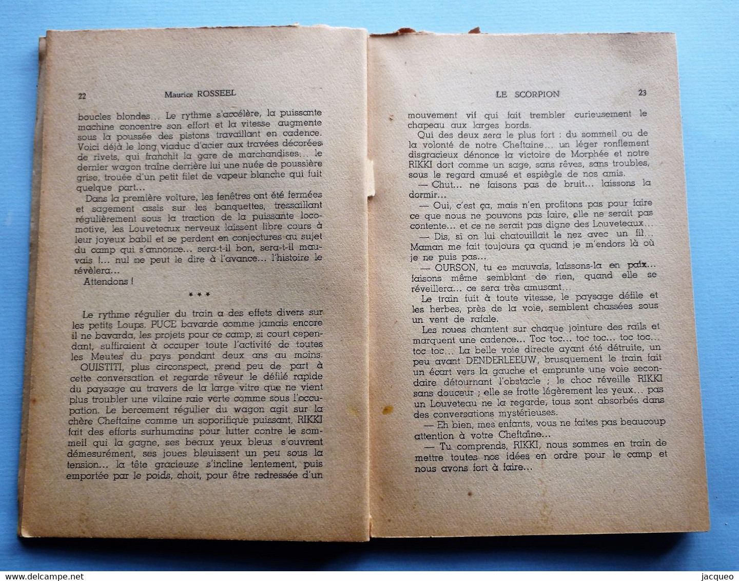 LES SCOUTS LES AVENTURES DE PUCE , LE LOUVETEAU M. ROSSEEL EDIT. MARECHAL LIEGE 1946 - Other & Unclassified