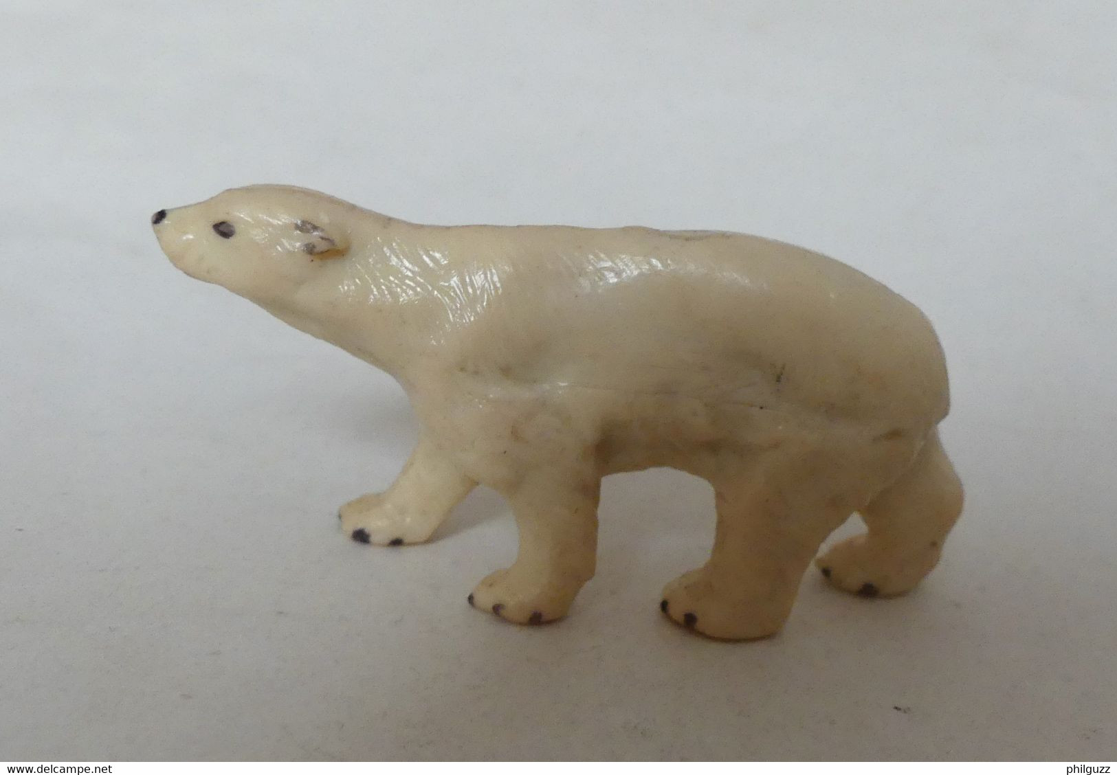 Figurine STARLUX  1953 - ANIMAUX - OURS BLANC 732 (1) ZOO Pas Clairet Elastolin Ougen Jim Cyrnos - Autres & Non Classés