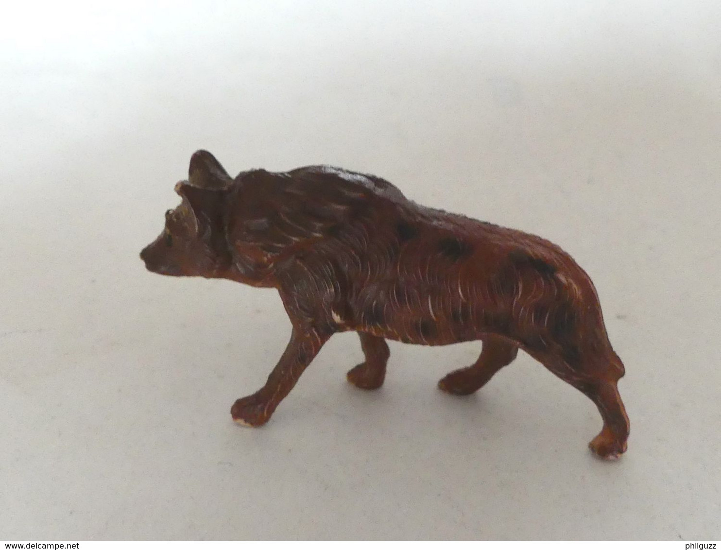 FIGURINE CLAIRET ZOO 36 HYENE MOUCHETEE (1) 1954 Pas Starlux - Other & Unclassified