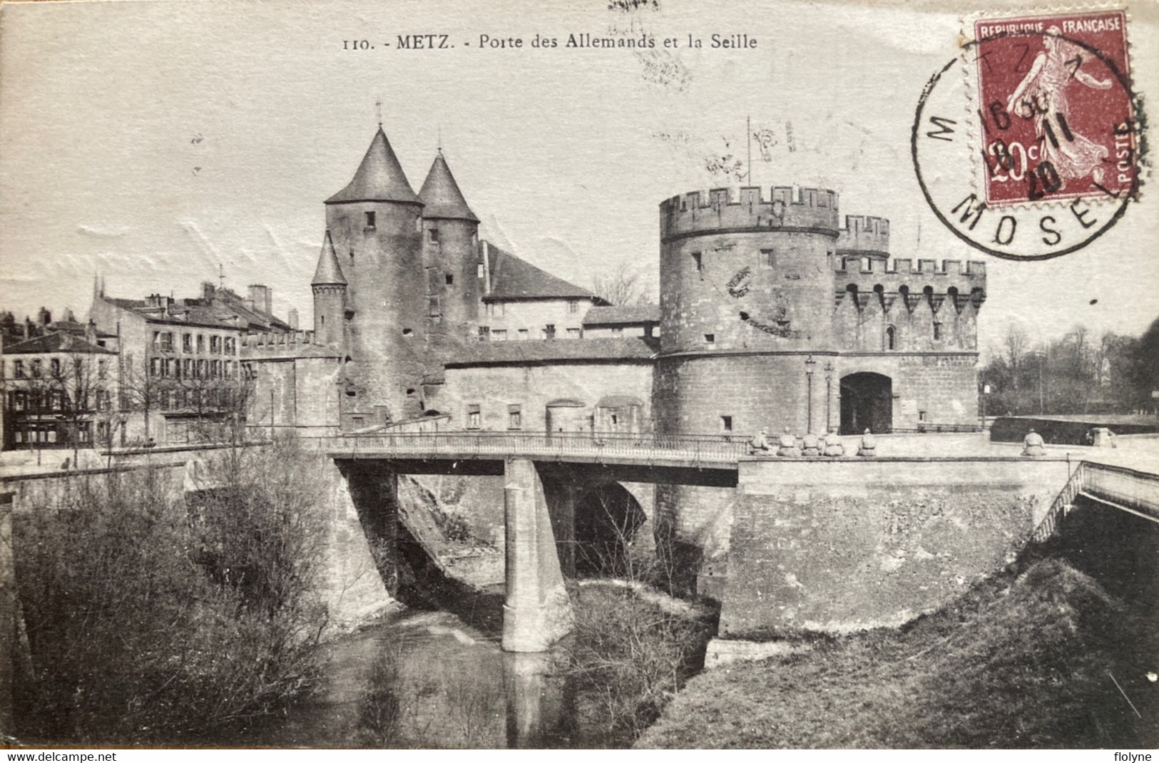 Metz - La Porte Des Allemands Et La Seille - Metz