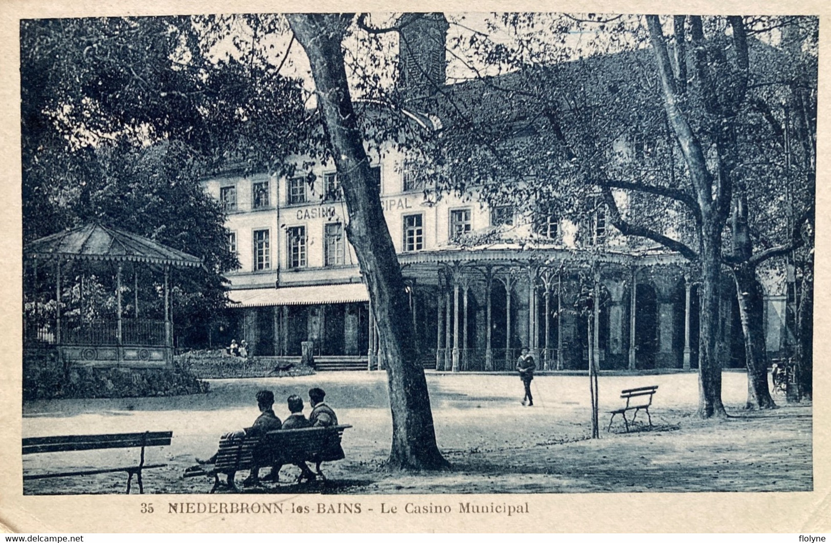 Niederbronn Les Bains - Parce Et Le Casino Municipal - Kursaal - Kiosque à Musique - Niederbronn Les Bains