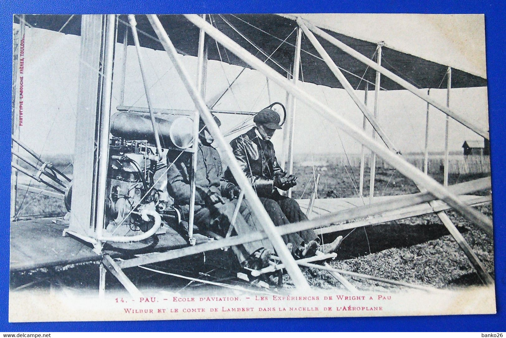 CPA PAU. PYRENEES. ECOLE  D’AVIATION. WRIGHT. - Eaux Bonnes