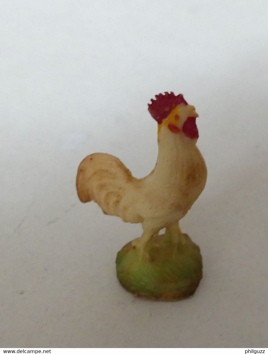 FIGURINE CLAIRET FERME COQ (5) Vers 1954 Pas Starlux - Birds - Chicken