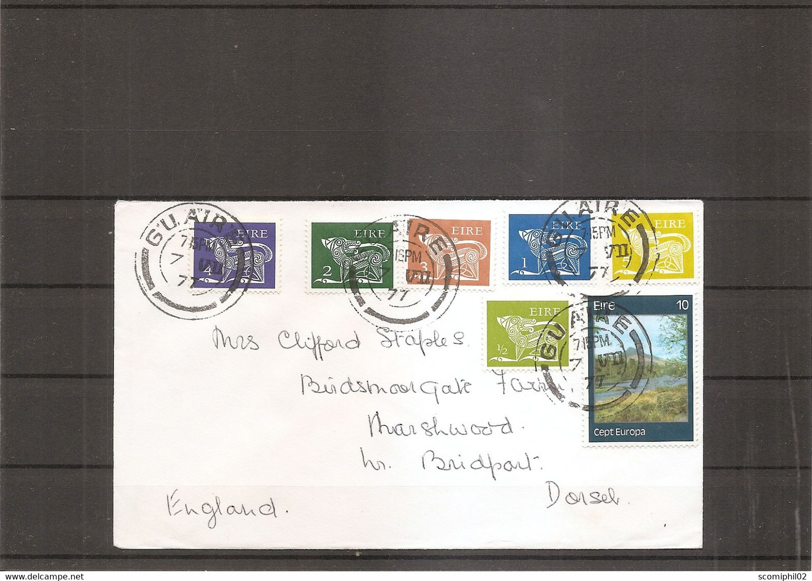 Irlande ( Lettre De 1977 De Guaire Vers La Grande-Bretagne à Voir) - Lettres & Documents