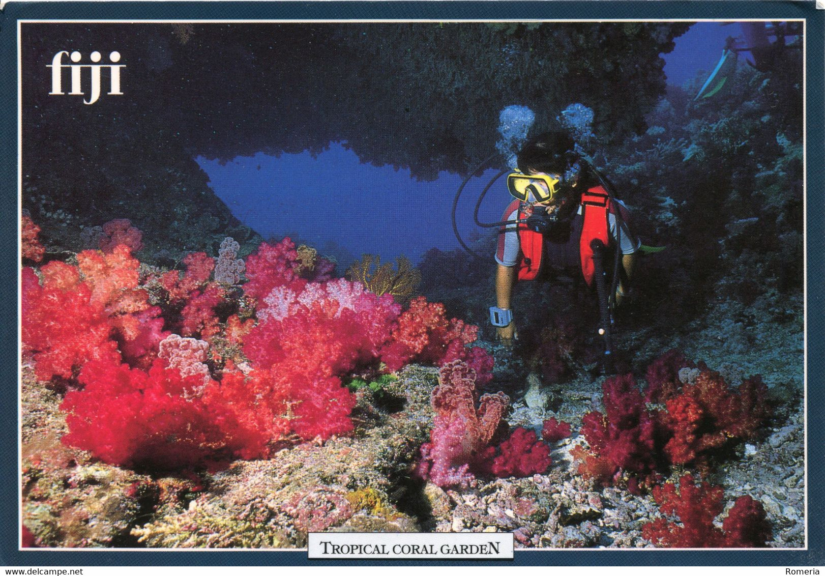 Fidji - Tropical Coral Garden - Ecrite, Timbrée - Fidji