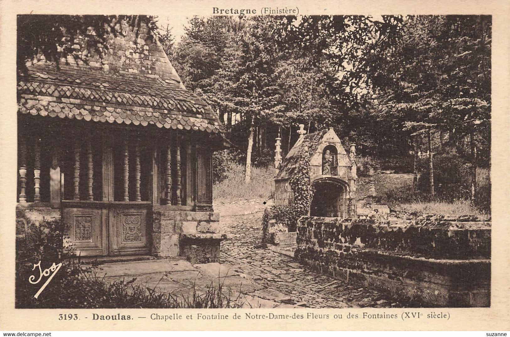 DAOULAS - Chapelle Et Fontaine - Daoulas