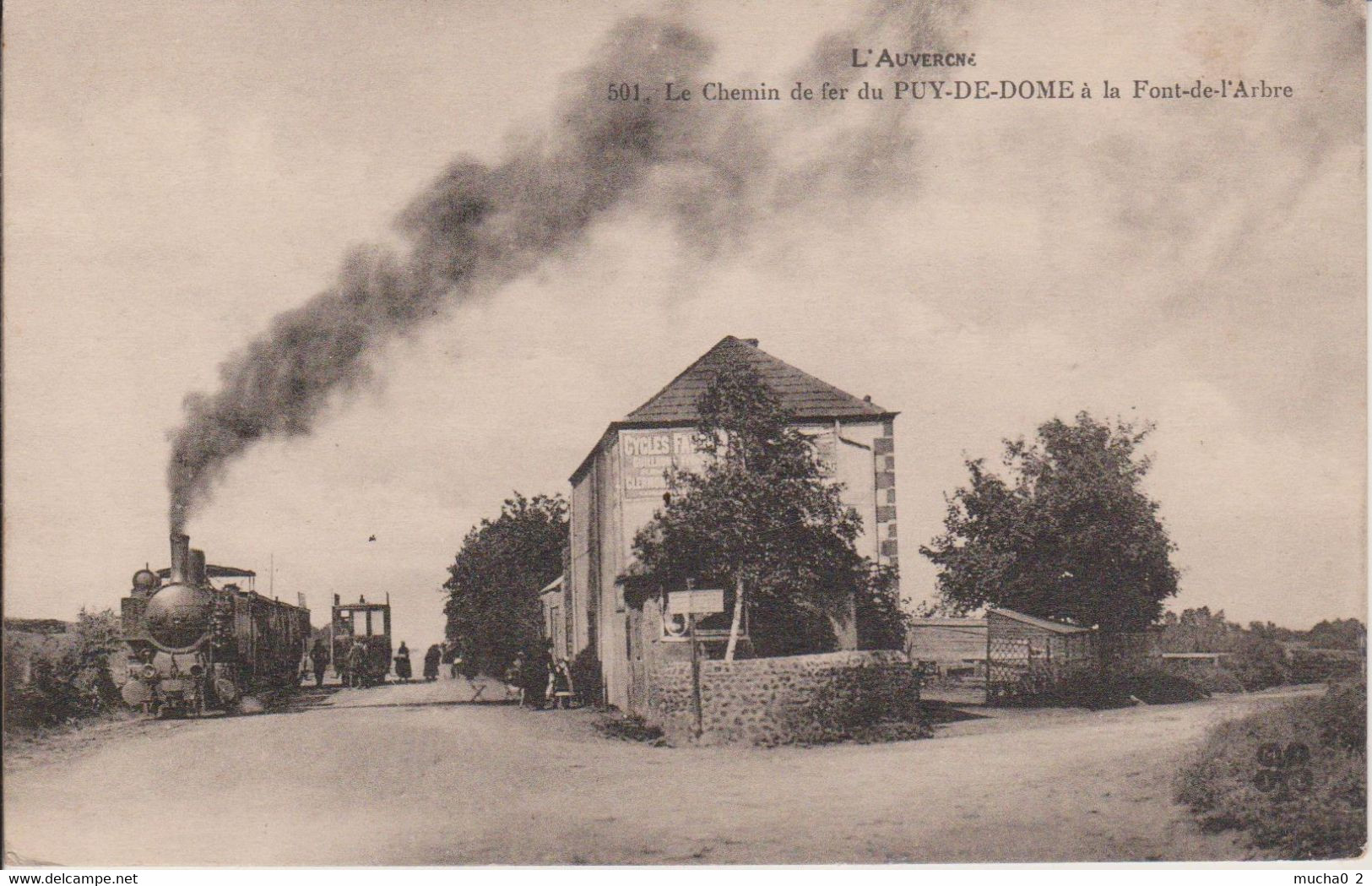 63 - LE CHEMIN DE FER A LA FONT DE L'ARBRE - Sonstige & Ohne Zuordnung