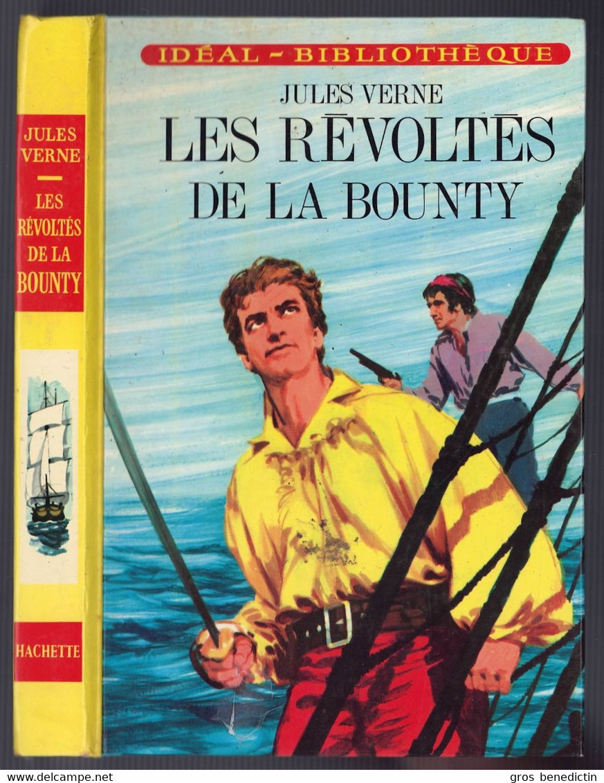 Hachette - Idéal Bib. - Nouvelles De Jules Verne - "Les Révoltés De La Bounty" - 1976 - #Ben&JVerne - #Ben&IB - Ideal Bibliotheque
