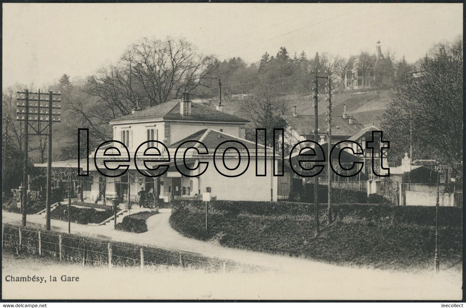 Suisse - GE Chambésy - Bahnhof - Bahn - Pregny-Chambésy