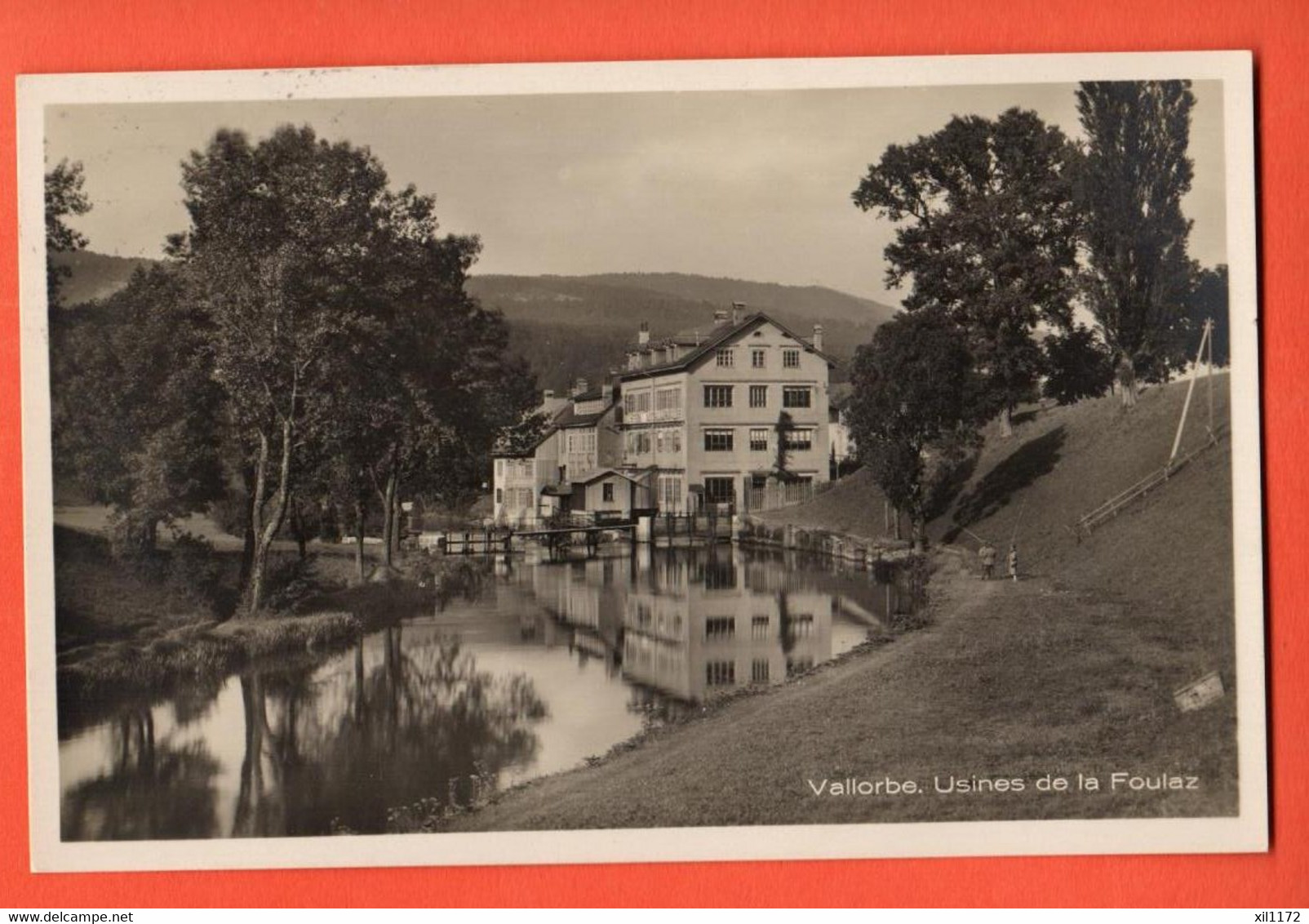 NAF-16 RARE Vallorbe Usine De La Foulaz   Deriaz 513. Circulé 1930 - Vallorbe