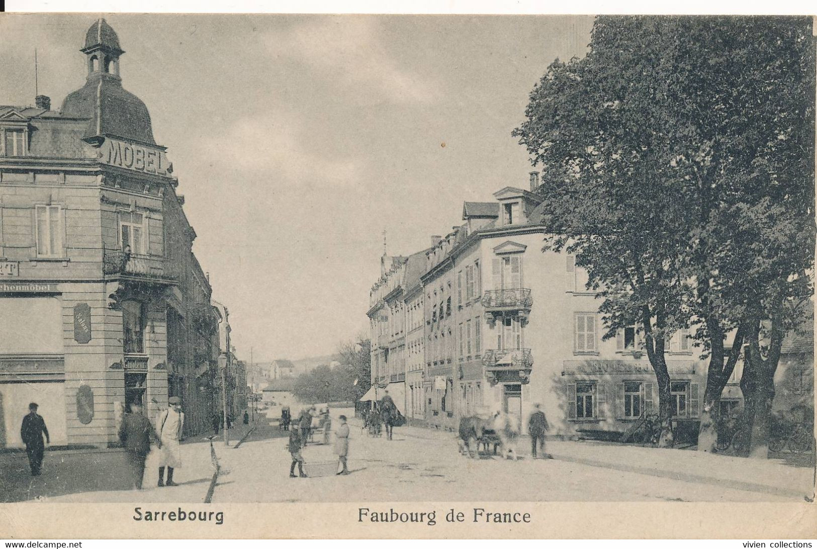 Sarrebourg (57 Moselle) Faubourg De France Circulée 1919 - Sarrebourg