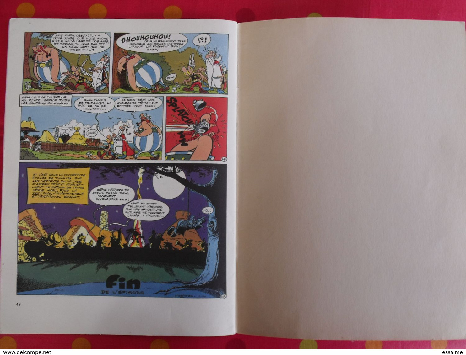 Astérix. Le Grand Fossé. Uderzo. 1980. Offert Par Total - Astérix