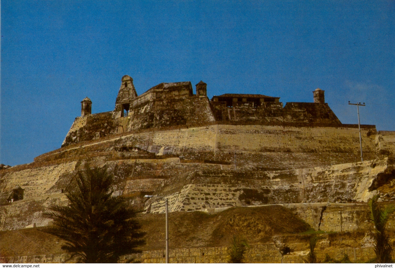 COLOMBIA , T.P. CIRCULADA , CARTAGENA - CASTILLO DE SAN FELIPE - Colombie