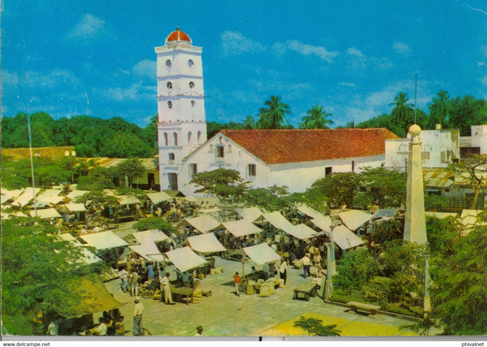 COLOMBIA , T.P. CIRCULADA , MARIQUITA - TOLIMA , PLAZA PRINCIPAL - Colombia