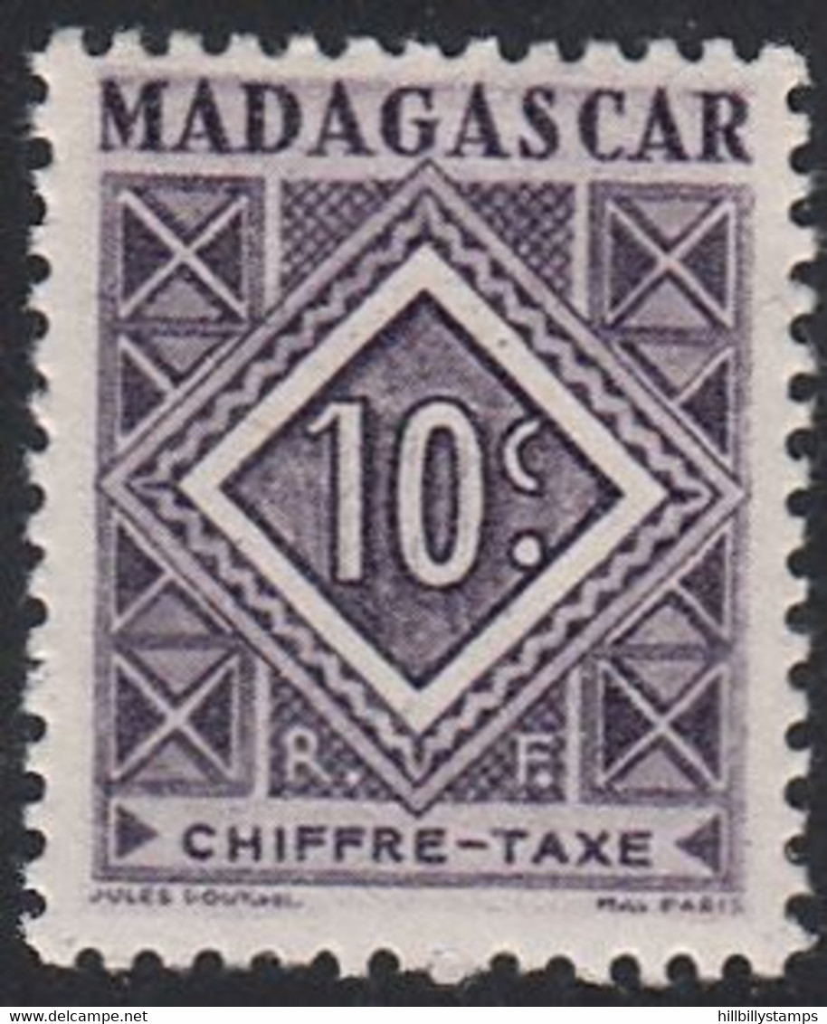 MADAGSCAR   SCOTT NO  J31  MNH   YEAR  1947 - Timbres-taxe