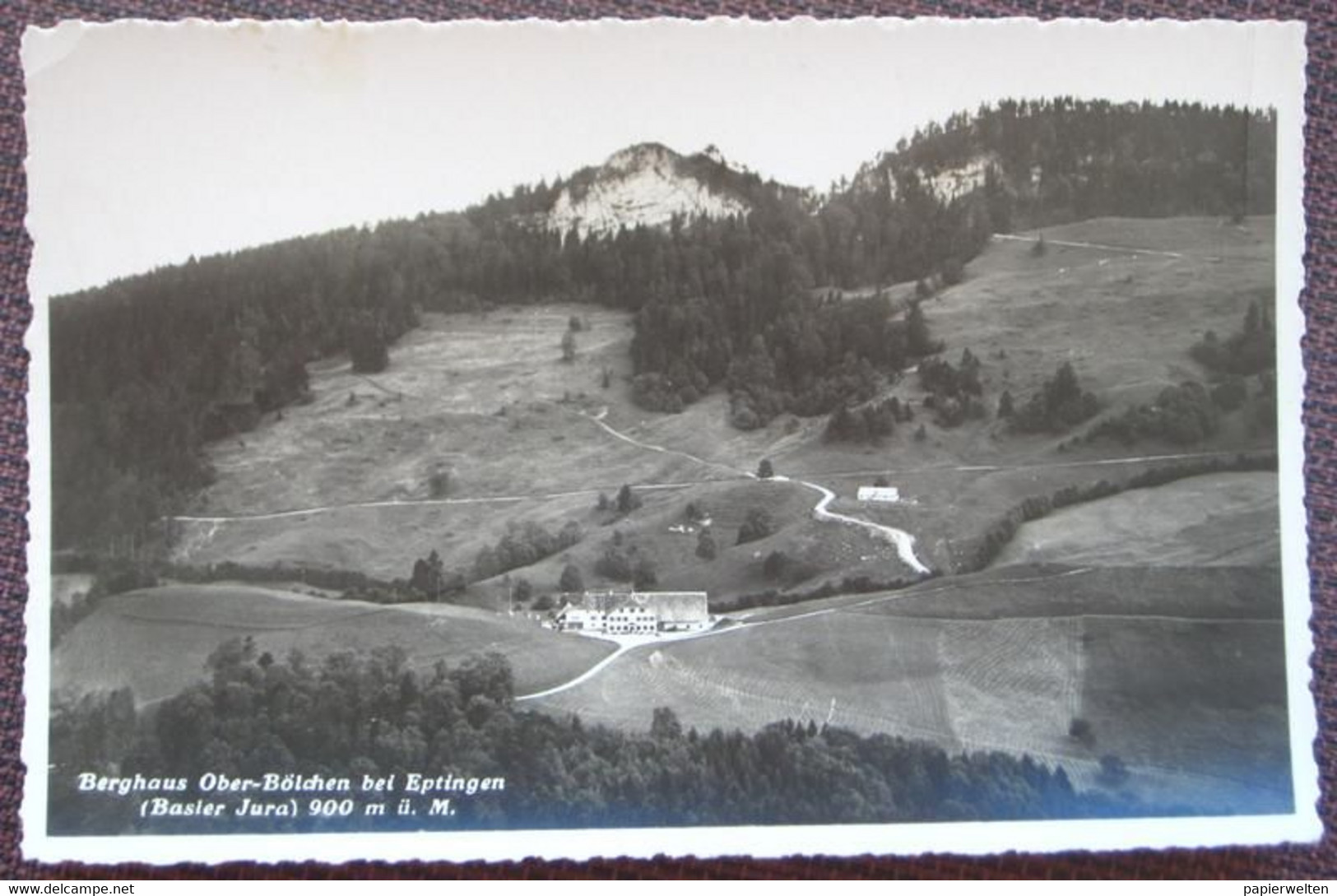 Eptingen (Basel Land) - Berghaus Ober-Bölchen (Basler Jura) 900m / Fliegeraufnahme - Eptingen