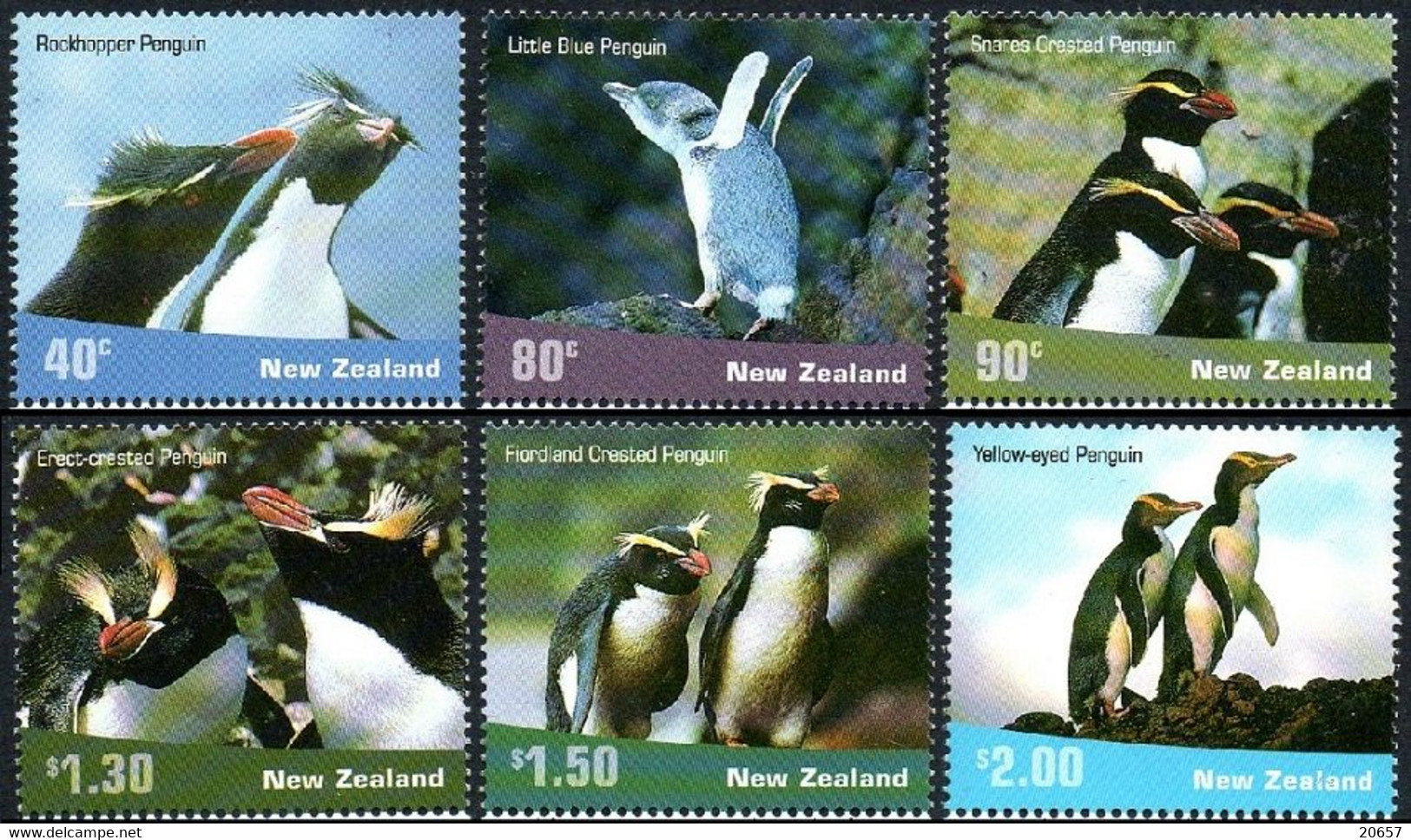 Nouvelle-Zélande New Zealand 1877/82 Manchot, Gorfou, Pingouin - Faune Antarctique