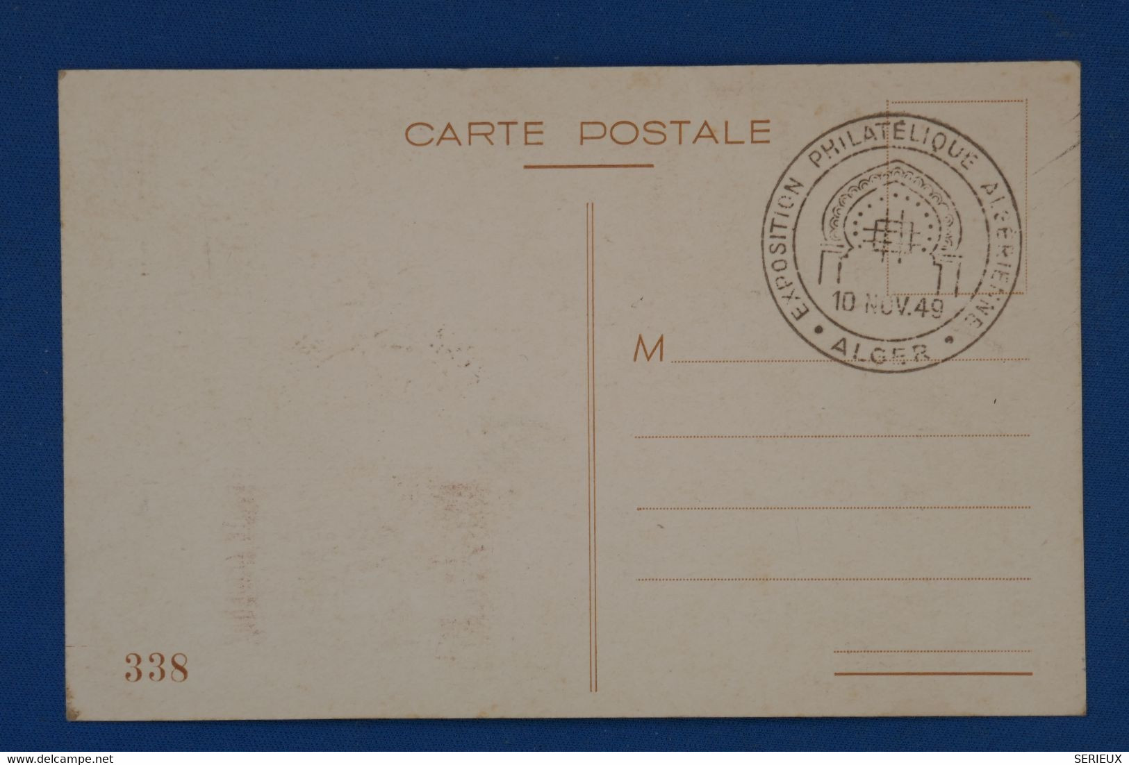 AS12 ALGERIE   BELLE CARTE   1948 EXPO  ALGER   +AEROPHILATELIE +++AFFRANCH. PLAISANT - Airmail