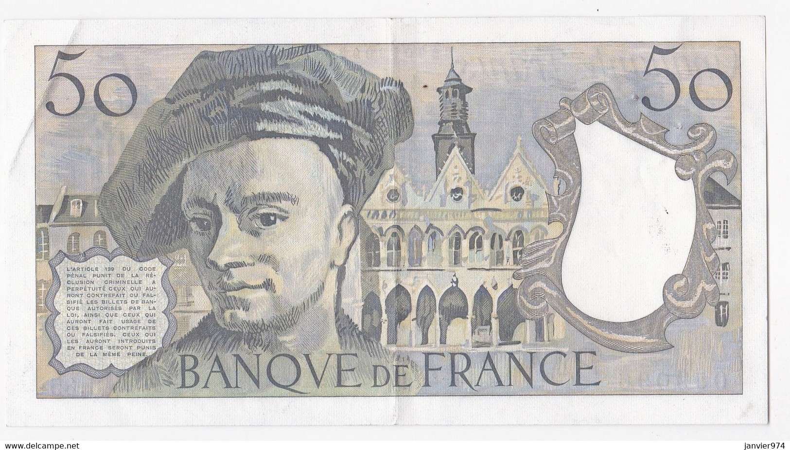 50 Francs Quentin De La Tour 1983 Alphabet U.35 N° 0590096, Superbe - 50 F 1976-1992 ''Quentin De La Tour''