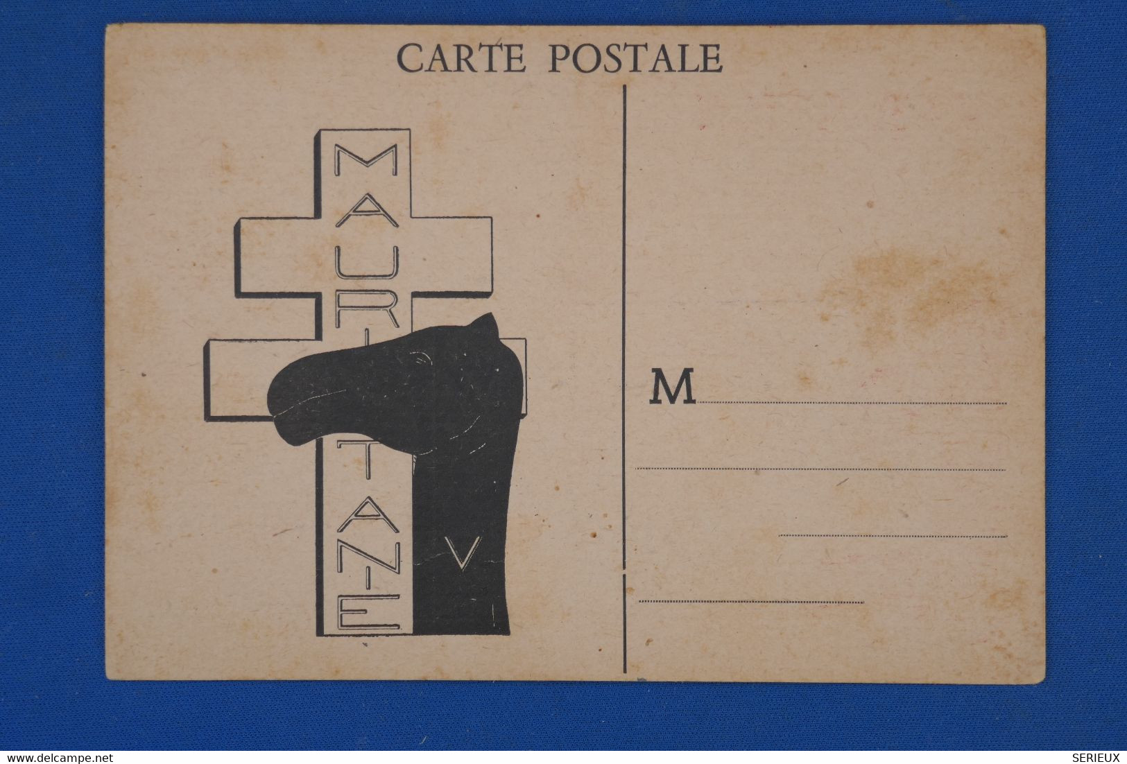 AS12 MAURITANIE  BELLE CARTE  196 JOURNEE TIMBRE+THIES SENEGAL+ CIRCUIT TRANSMAURITANIE+++AFFRANCH. PLAISANT - Briefe U. Dokumente