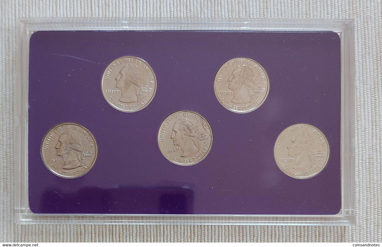 USA - 2000 Commemorative Quarters Platinum Set/Millennium Edition - Sammlungen