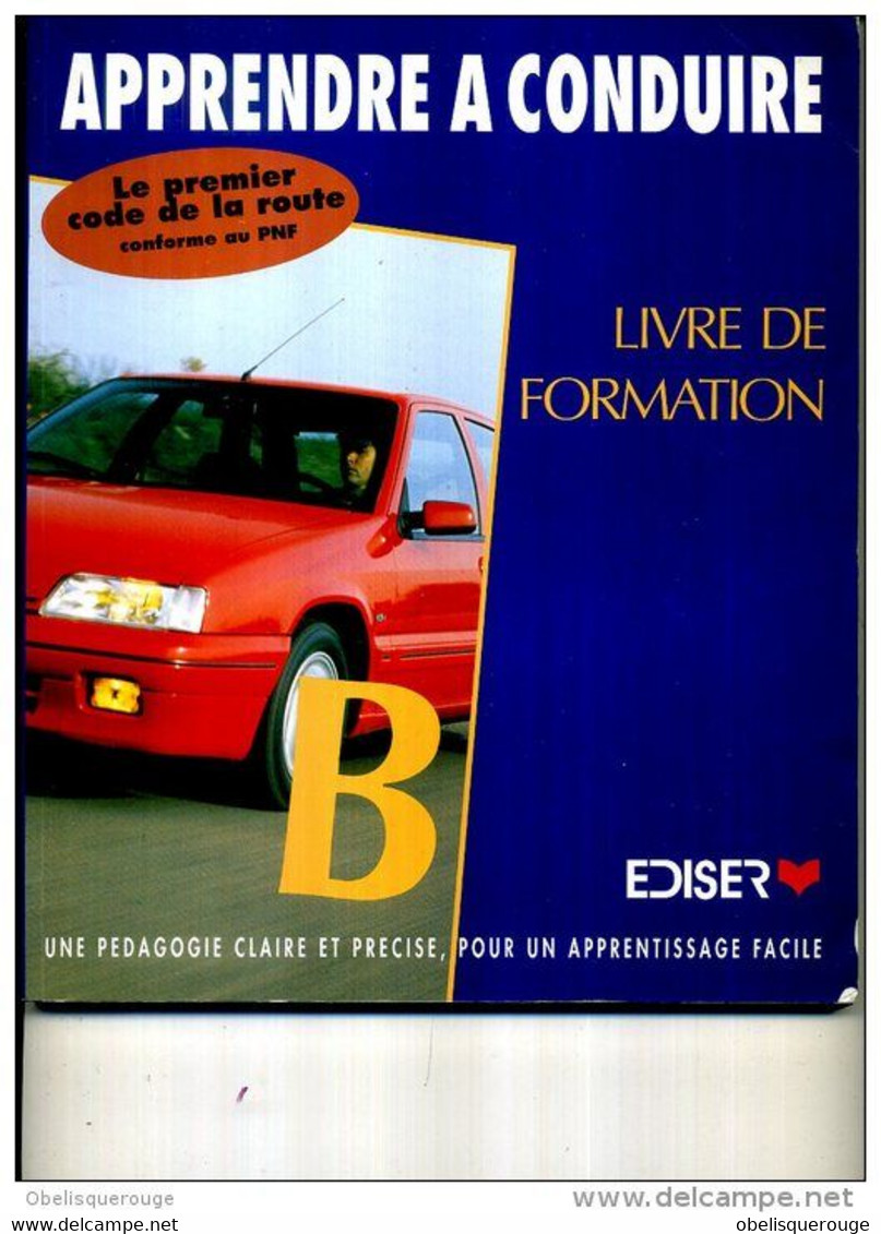 APPRENDRE A CONDUIRE LIVRE FORMATION 183 PAGES  Annee1998 - Right