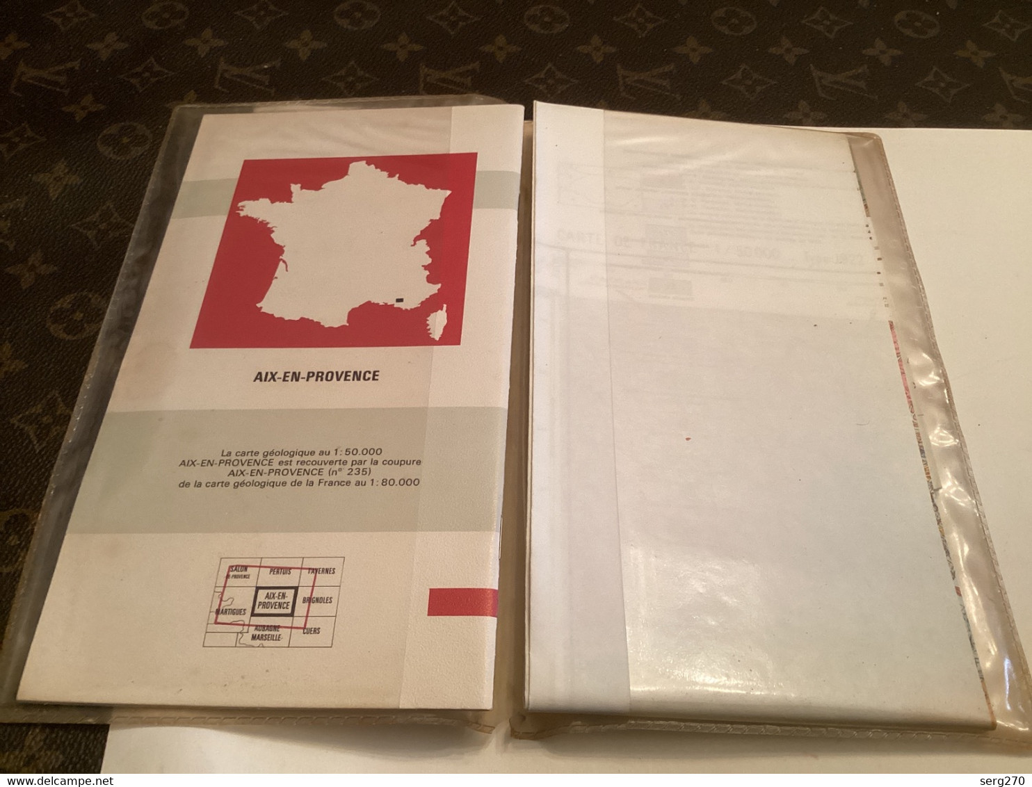 Carte Géologique   Aix-en-Provence  Bureau Des Recherches Géologique Et Minière - Other & Unclassified