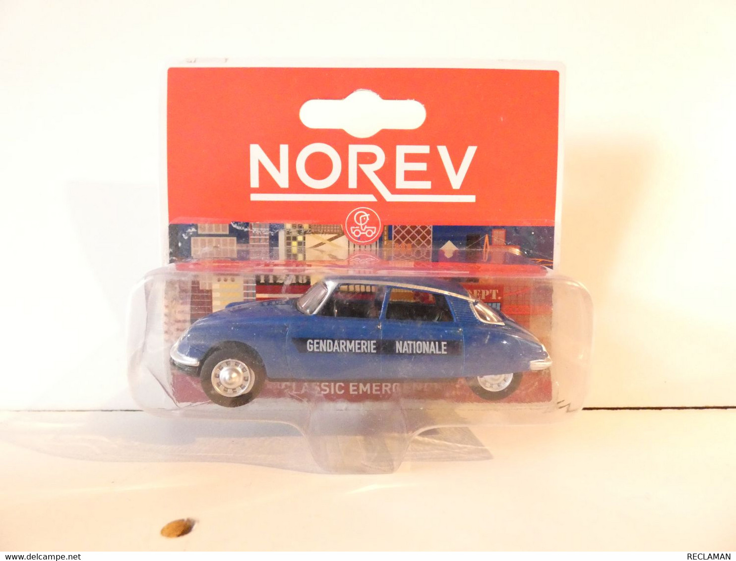 Véhicule Gendarmerie CITROEN DS 1/64 NOREV Sous Blister Non Ouvert - Norev