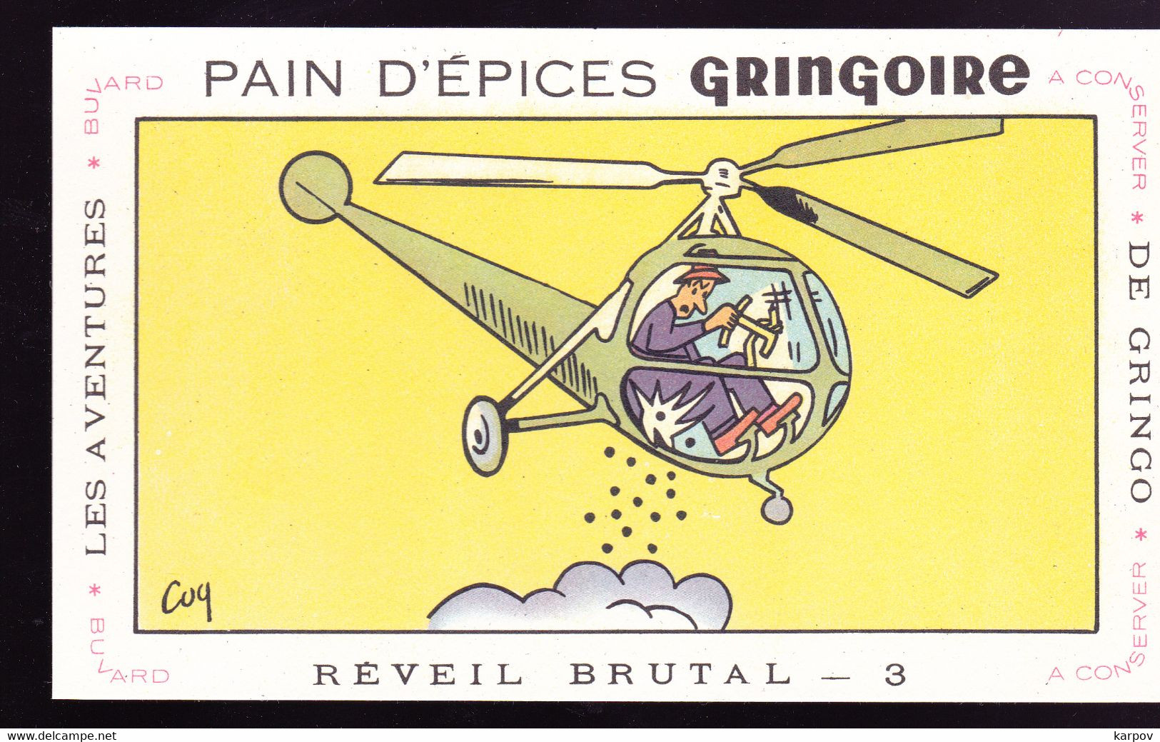 BUVARDS -  PAIN D'ÉPICES GRINGOIRE - Pain D'épices