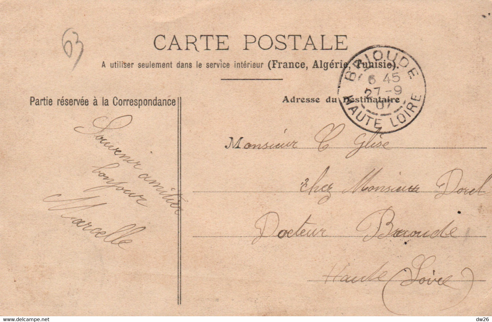 Casernes: Clermont-Ferrand - Caserne D'Estaing - Edition P.H. & Cie Nancy - Carte N° 53 De 1907 - Casernes