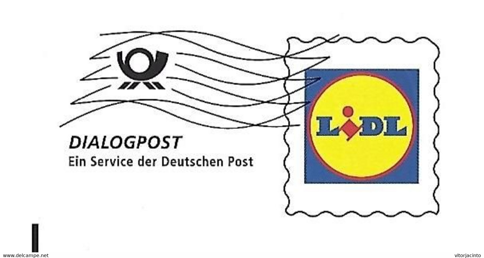 Germany - PAP DIALOGPOST - Used Postcard (23,2 X 11,70 Cm) - (Real Circulated) - Private Postcards - Used