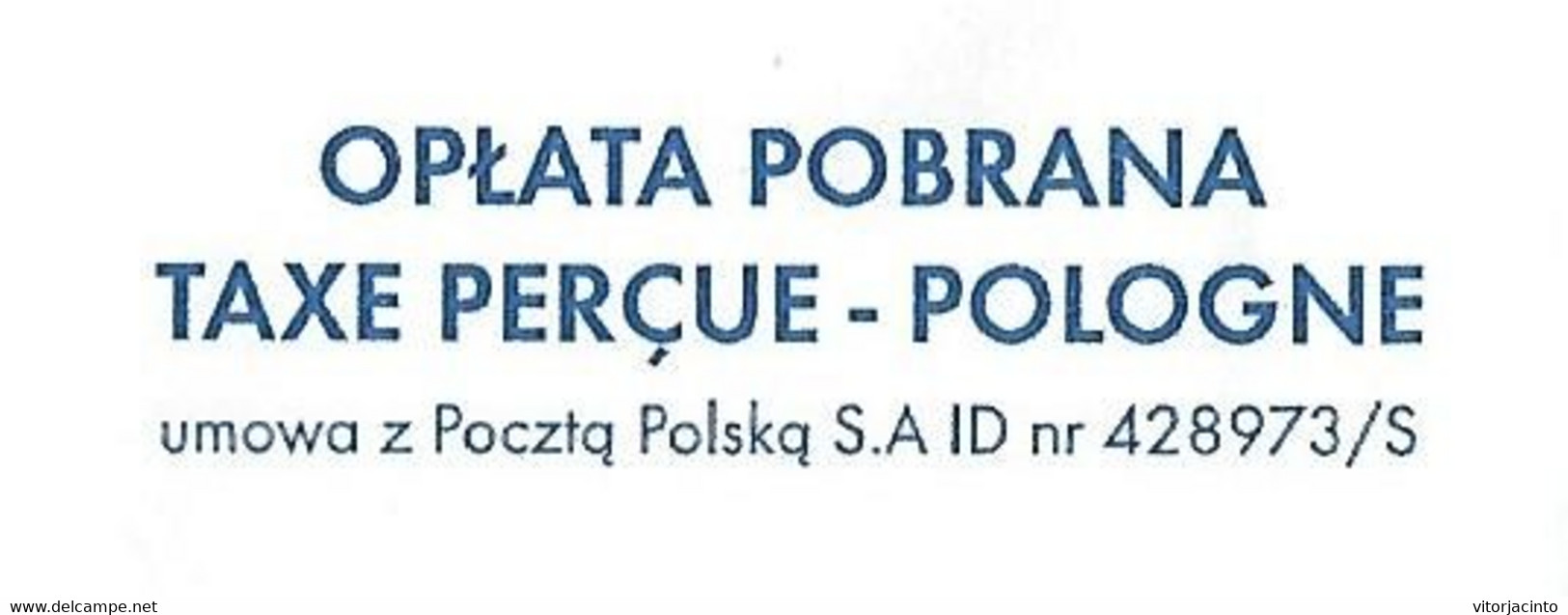 Poland - TAXE PERÇUE - Used Cover (32,4 X 22,90 Cm) - (Real Circulated) - Portomarken