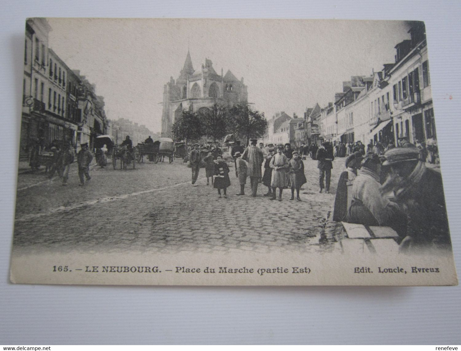 LE NEUBOURG Place Du Marché   Cachet Du 119 Régiment D'infanterie  23 Toul - Le Neubourg