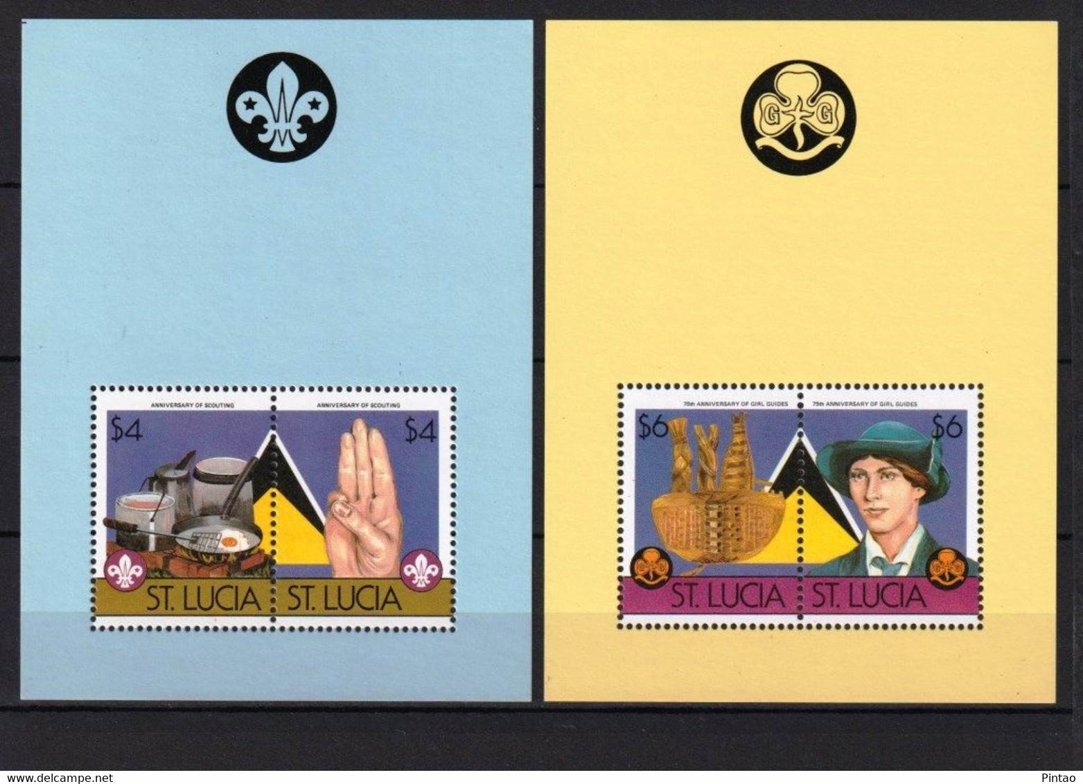 SANTA LÚCIA 1986- MNH (ESCUTISMO)_ WW11949 - Ste Lucie (...-1978)